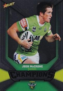 2011 NRL Champions - Silver Parallel #SP34 Josh McCrone Front